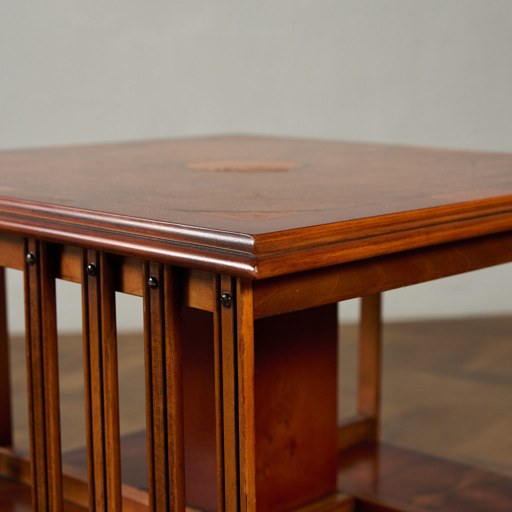 英国 クラシック リボルビング ブックケース