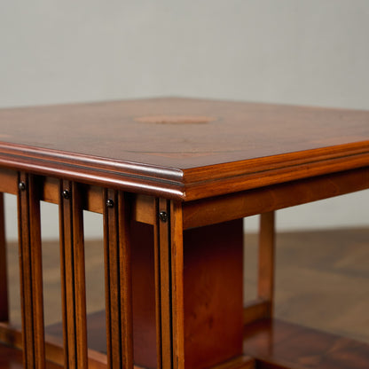 英国 クラシック リボルビング ブックケース