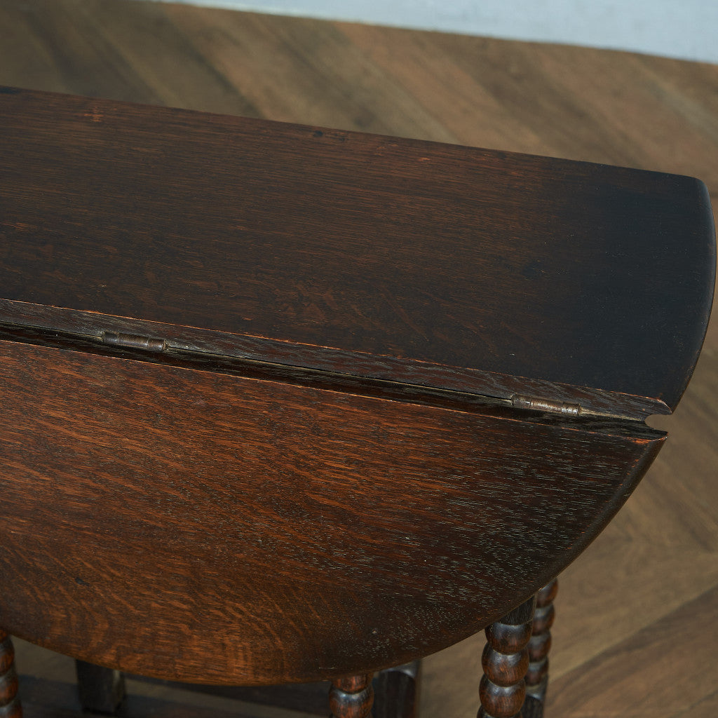 英国クラシック ドロップリーフ ゲートレッグテーブル