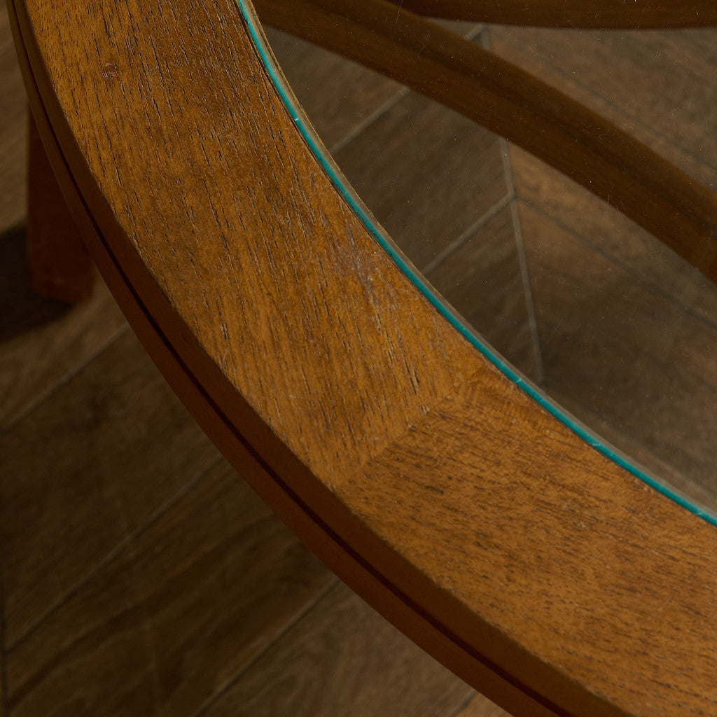 ネイサン Nathan ヴィンテージ ガラストップ センターテーブル #89545