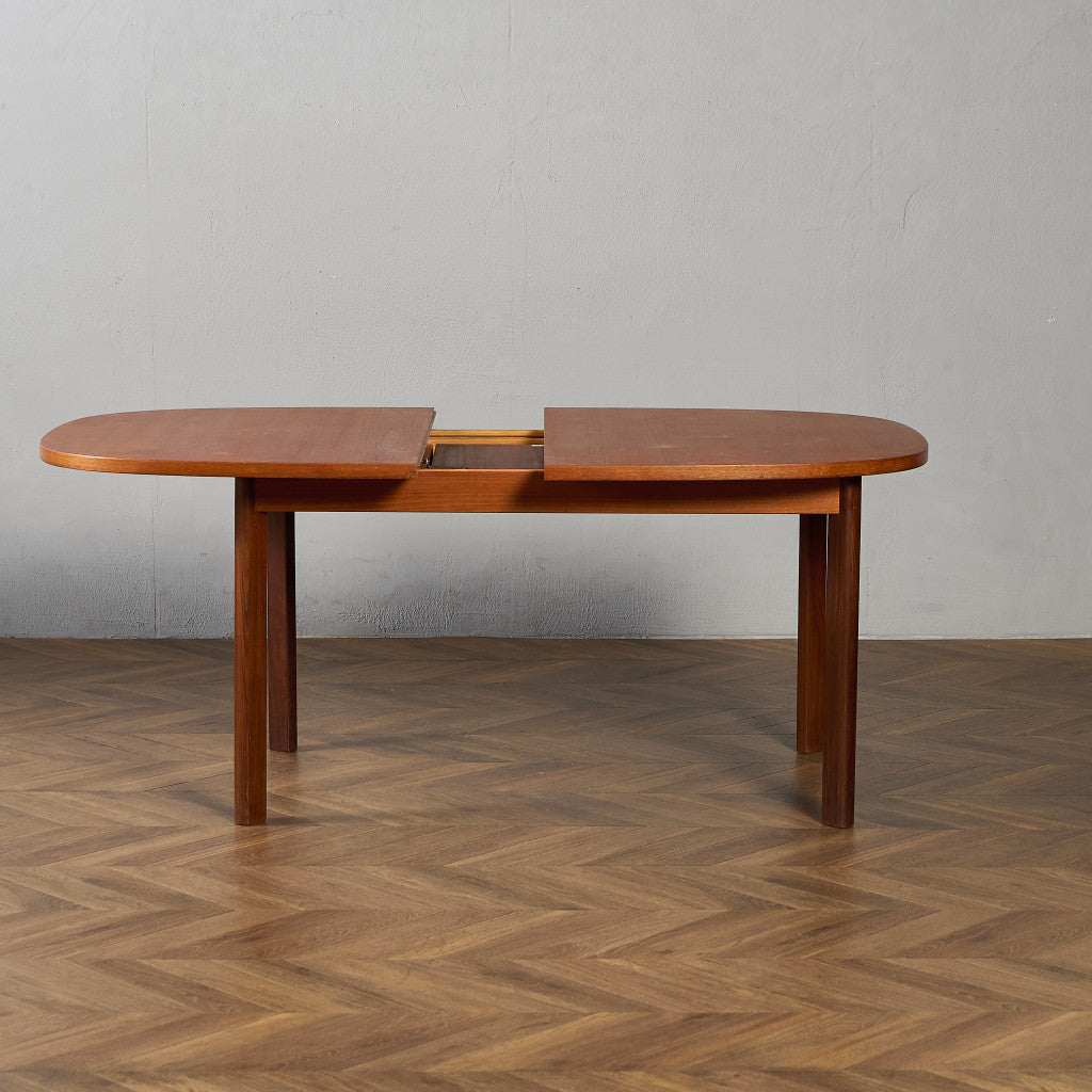 ヴィンテージ エクステンション オーバル ロング ダイニングテーブル