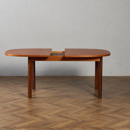 ヴィンテージ エクステンション オーバル ロング ダイニングテーブル