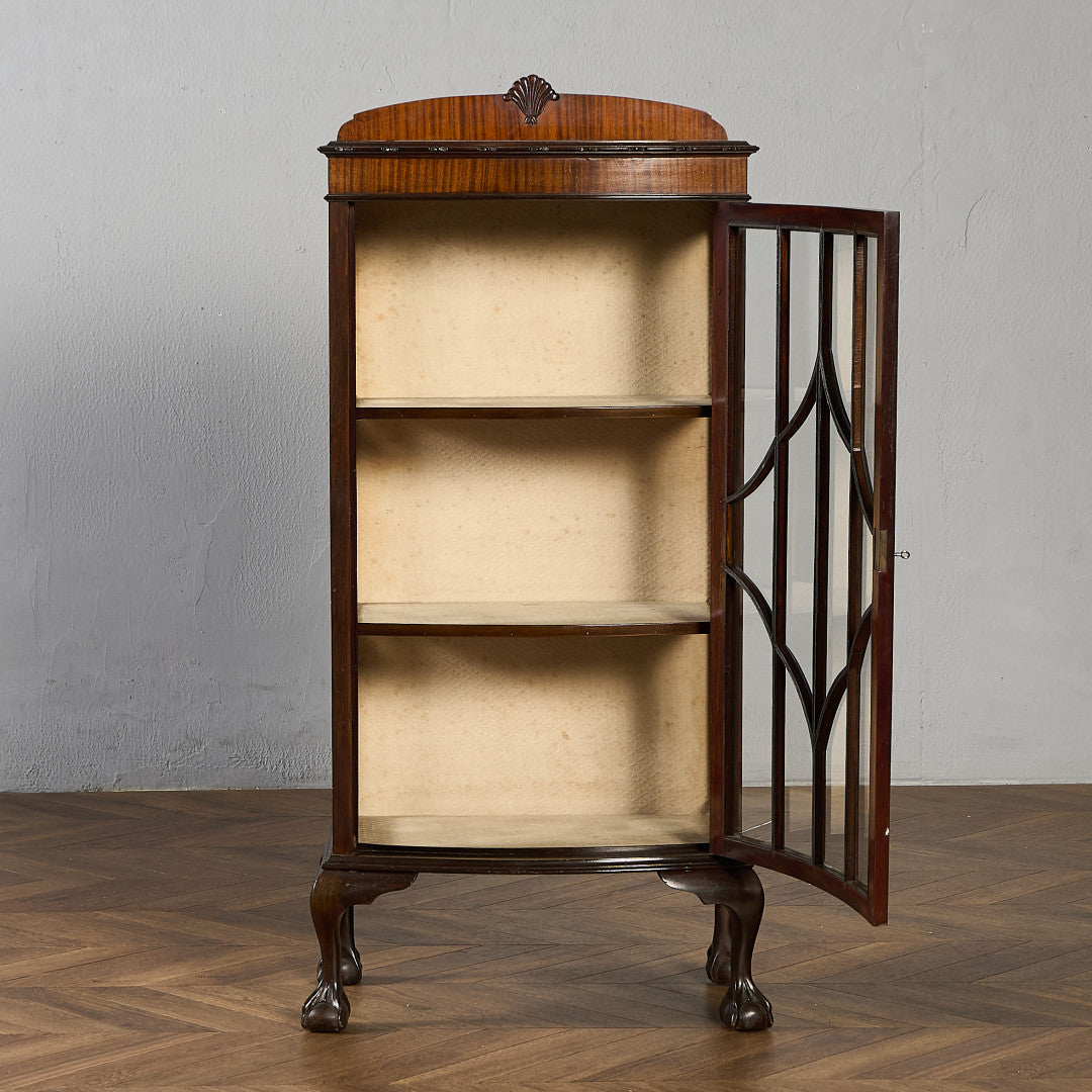 英国 クラシック ディスプレイ ガラス キャビネット #97302