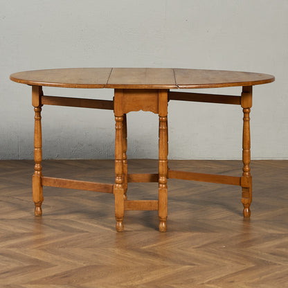 英国 クラシック ドロップリーフ ゲートレッグテーブル