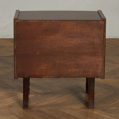 英国 ヴィンテージ ベッドサイド キャビネット