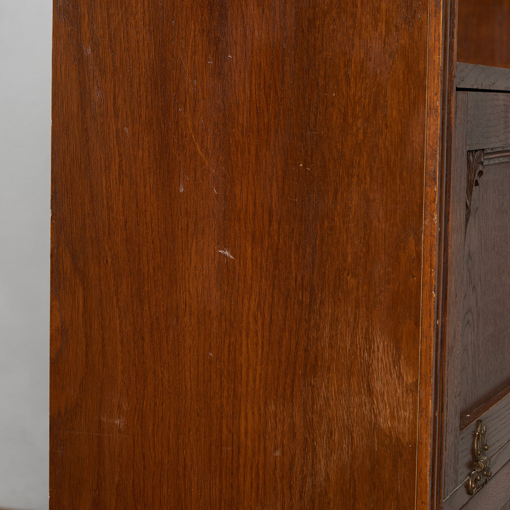 Old Charm オーク材 ビューローブックケース