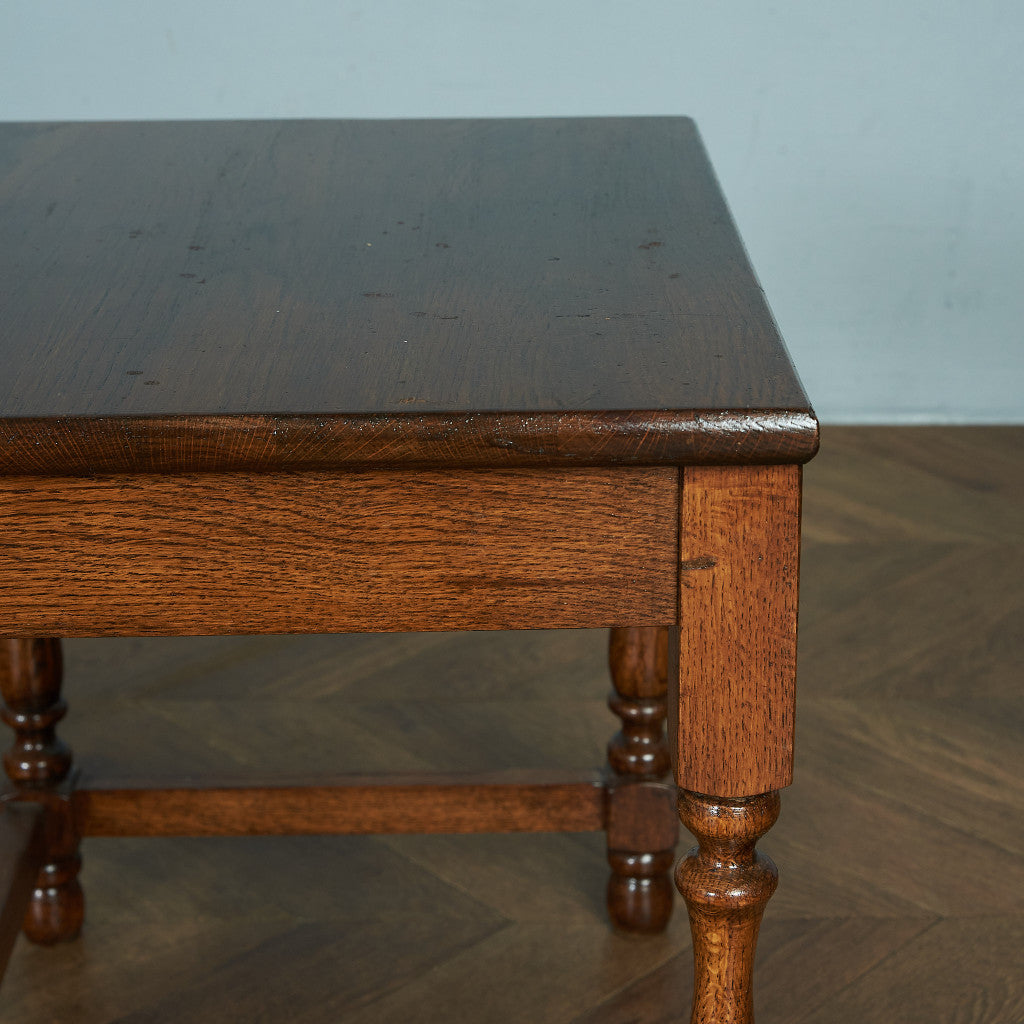 British classic oak nesting table #81756