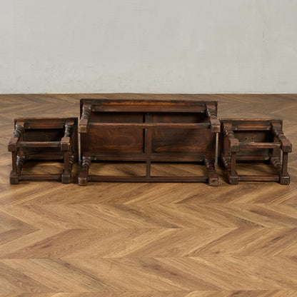 英国 クラシック ネストコーヒーテーブル センターテーブル