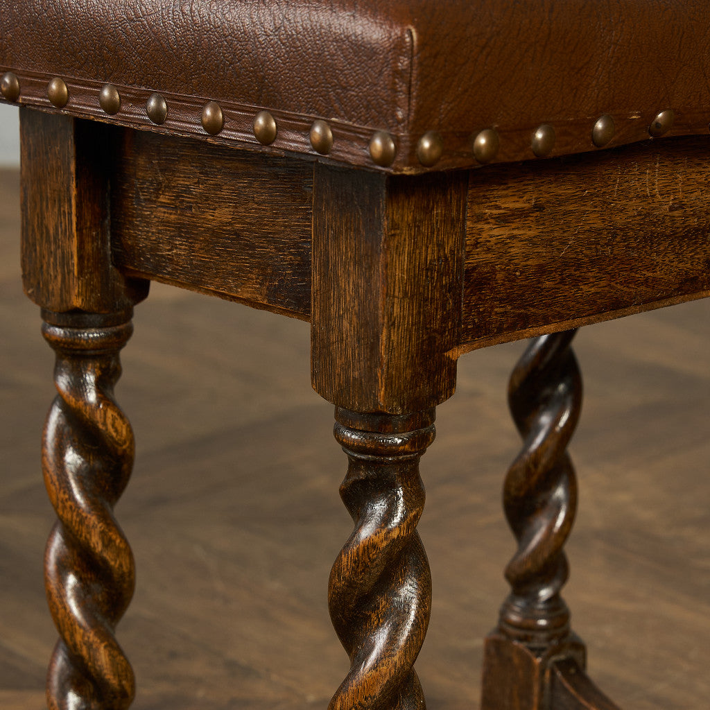 英国 クラシック 収納付 スツール #90015