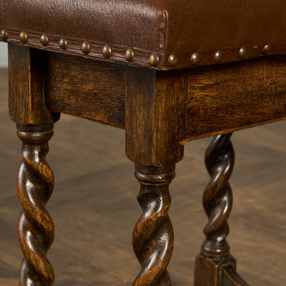 英国 クラシック 収納付 スツール #90015