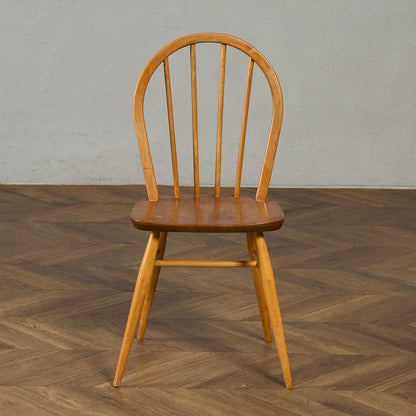 ヴィンテージ 4本 スポーク フープバックチェア ラウンドゴールドラベル