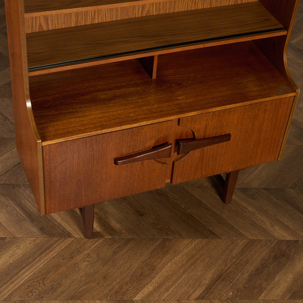 英国 ヴィンテージ キャビネット 本棚