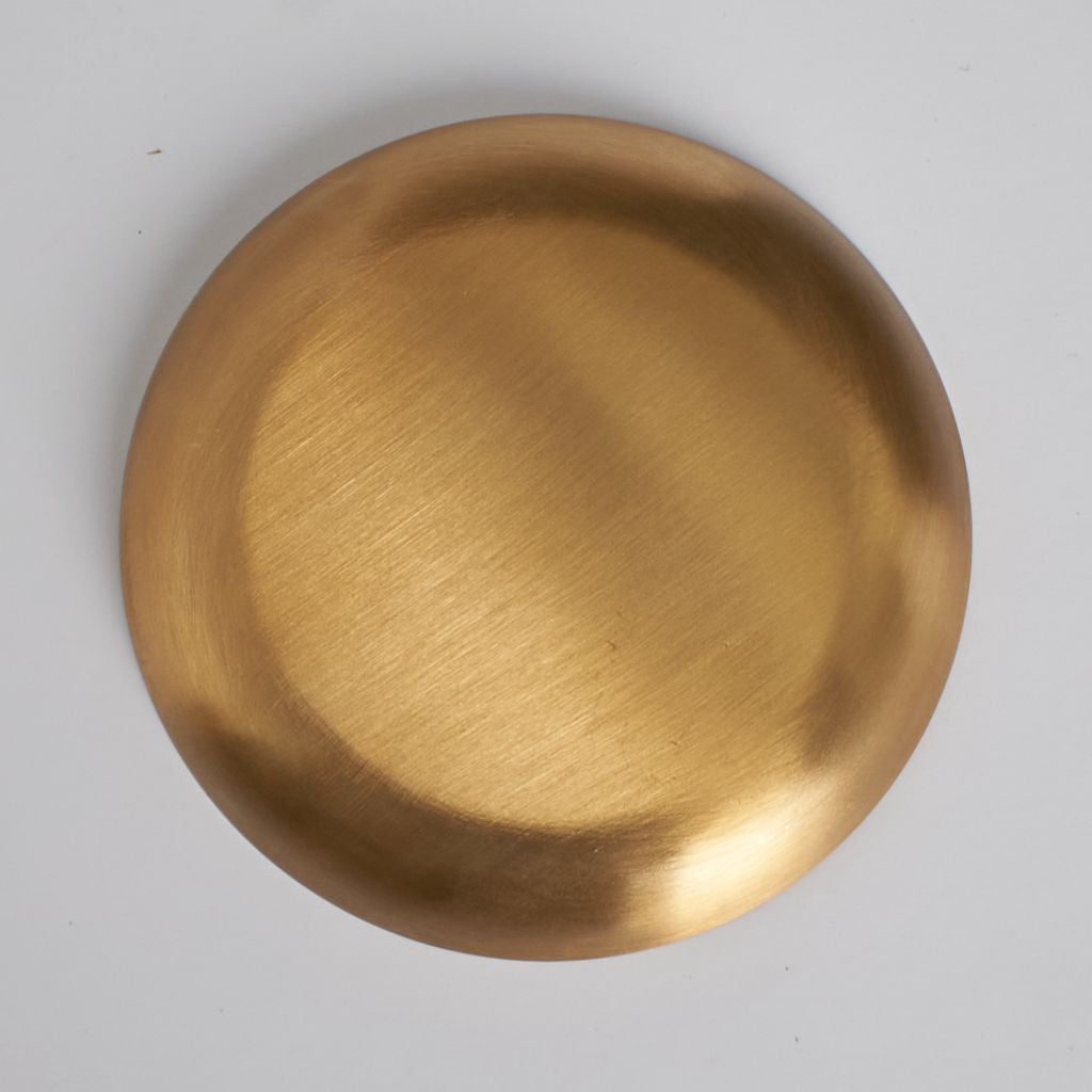 BRASS PLATE ROUND / S