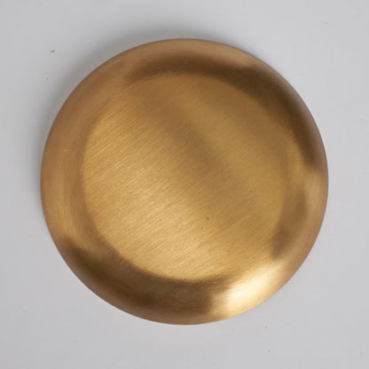 BRASS PLATE ROUND / S