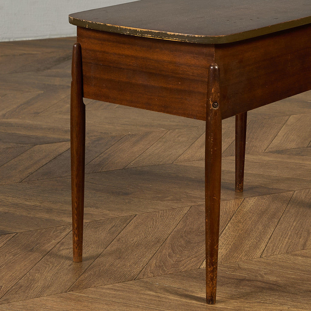 英国 ヴィンテージ ソーイングボックス サイドテーブル