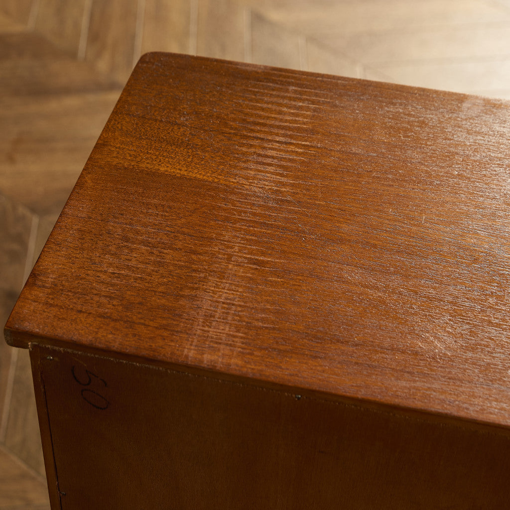 英国 ヴィンテージ ナロー ガラス ブックケース