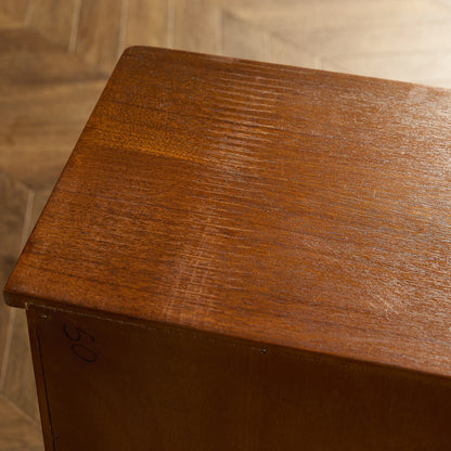 英国 ヴィンテージ ナロー ガラス ブックケース