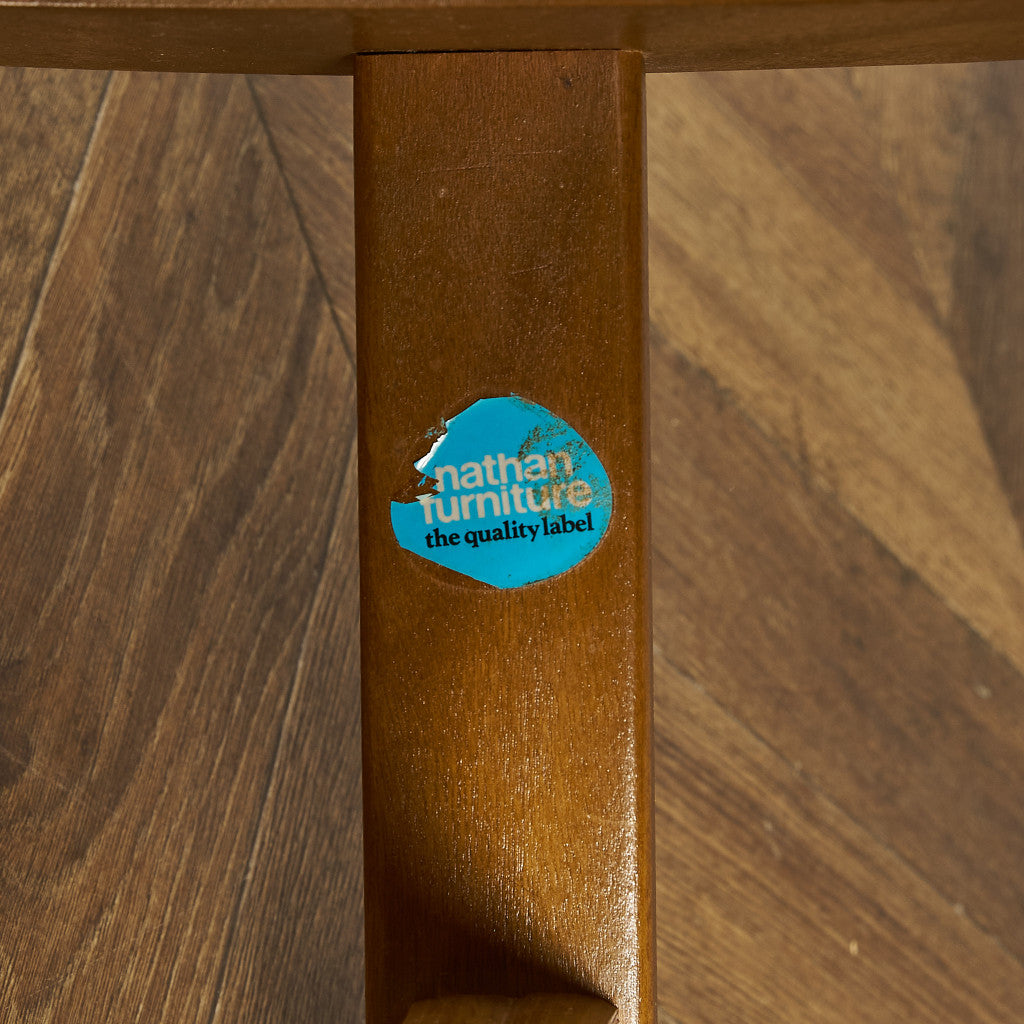 ヴィンテージ トライアングル ガラストップテーブル