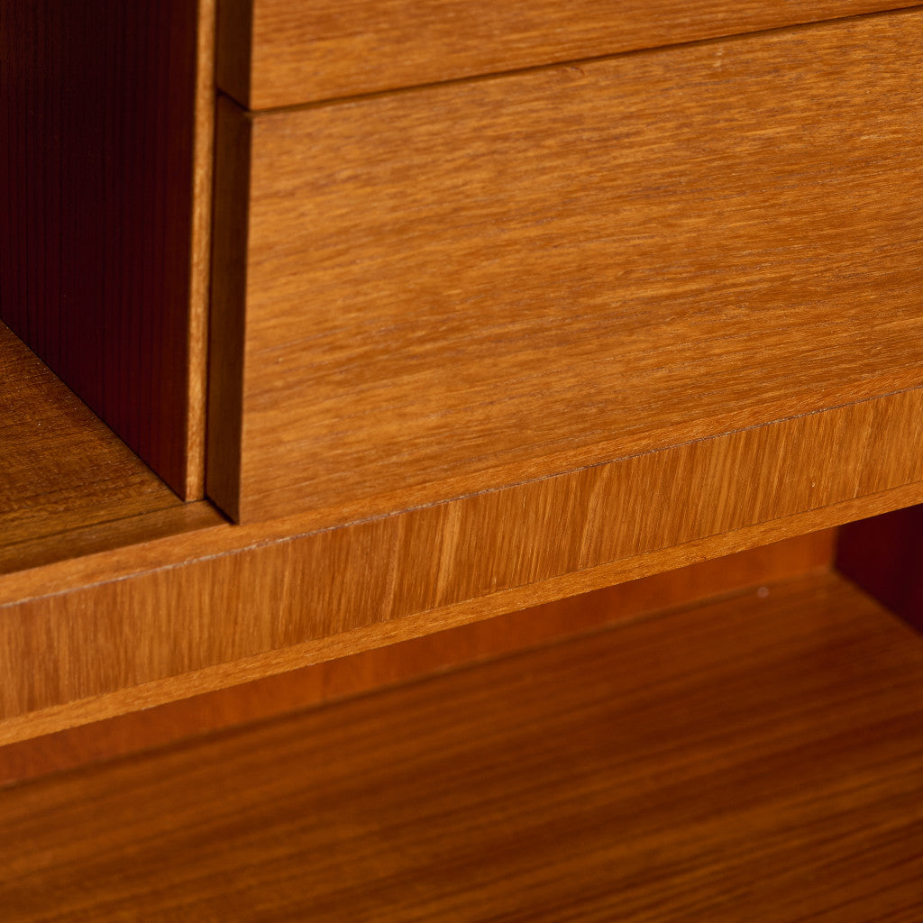 英国 ヴィンテージ ウォールユニット 本棚