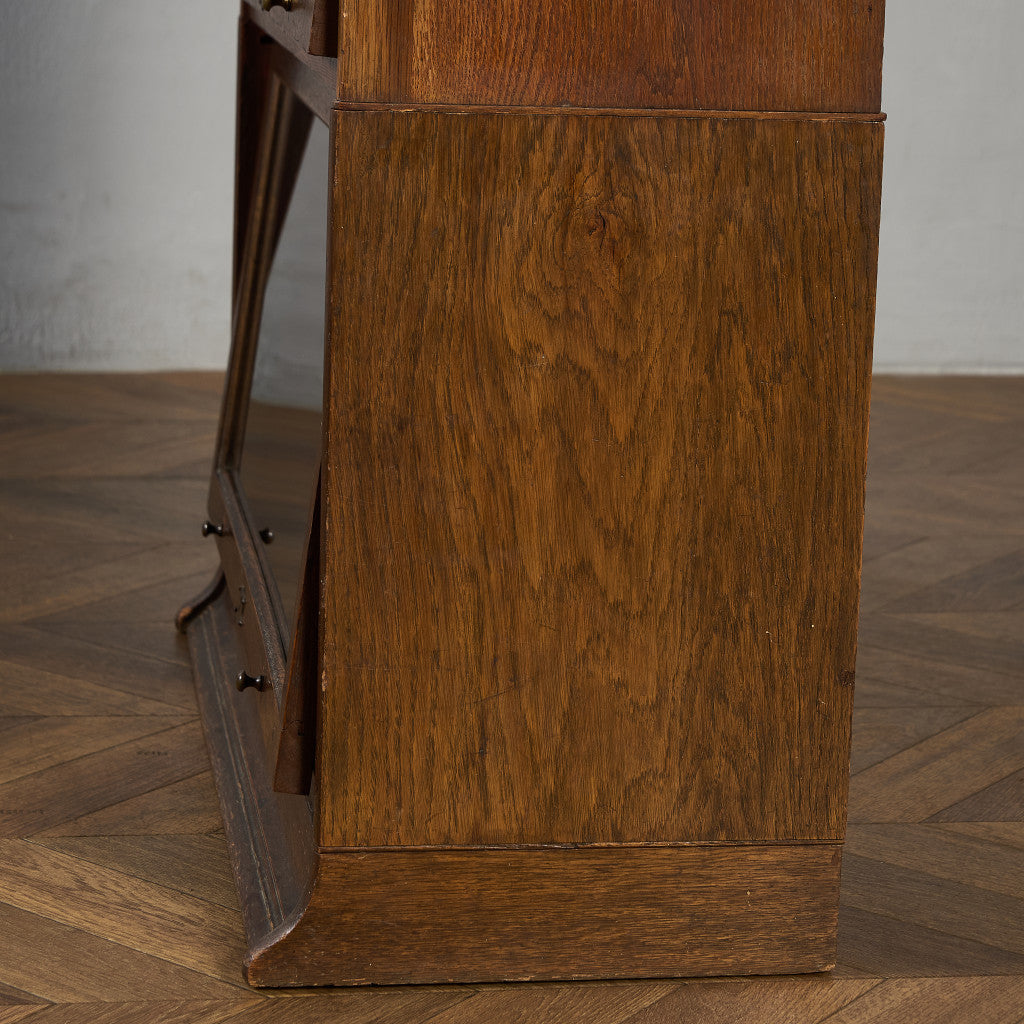 英国 アンティーク 3段 スタッキング ブックケース