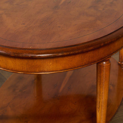 英国 クラシック オーバル センターテーブル コーヒーテーブル #90167