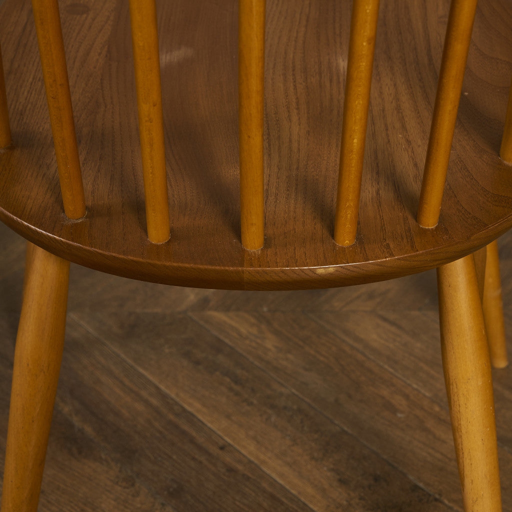 ERCOL クエーカーチェア　ヴィンテージ　アーコール　イギリス　④ アーコール ERCOL ヴィンテージ クエーカーチェア ラウンドゴールド