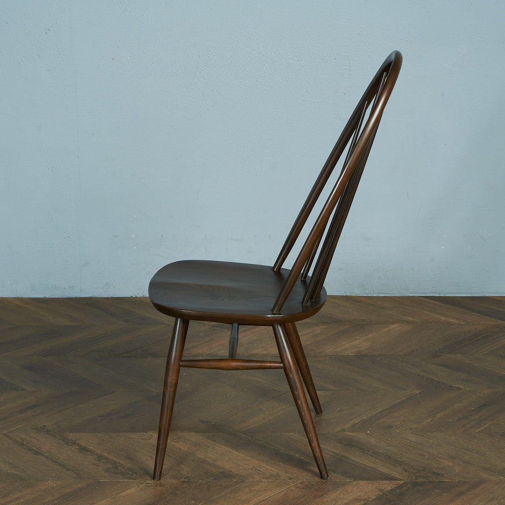 ERCOL Vintage Quaker Chair Large Size / Round Gold Label #66074