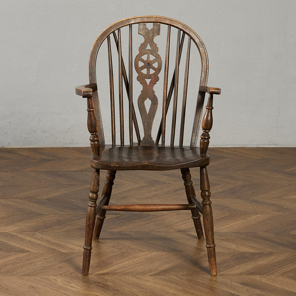 英国 クラシック ホイールバック ウィンザー アームチェア