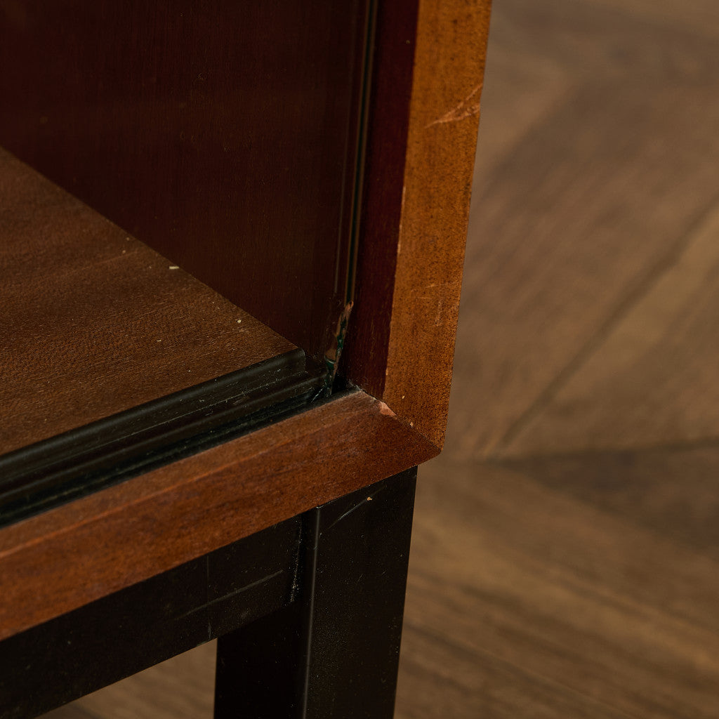 Abbess ヴィンテージ ガラス キャビネット 本棚