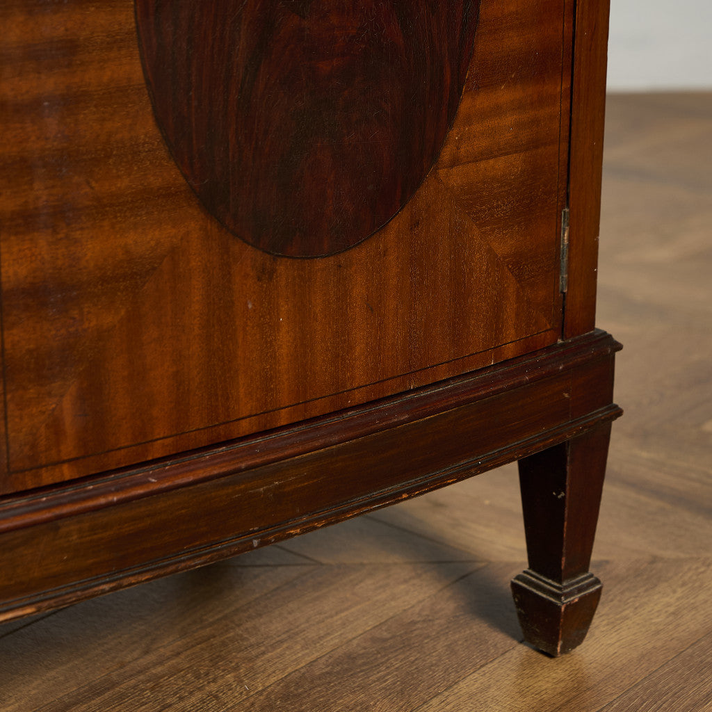 英国 アンティーク ビューロー ブックケース