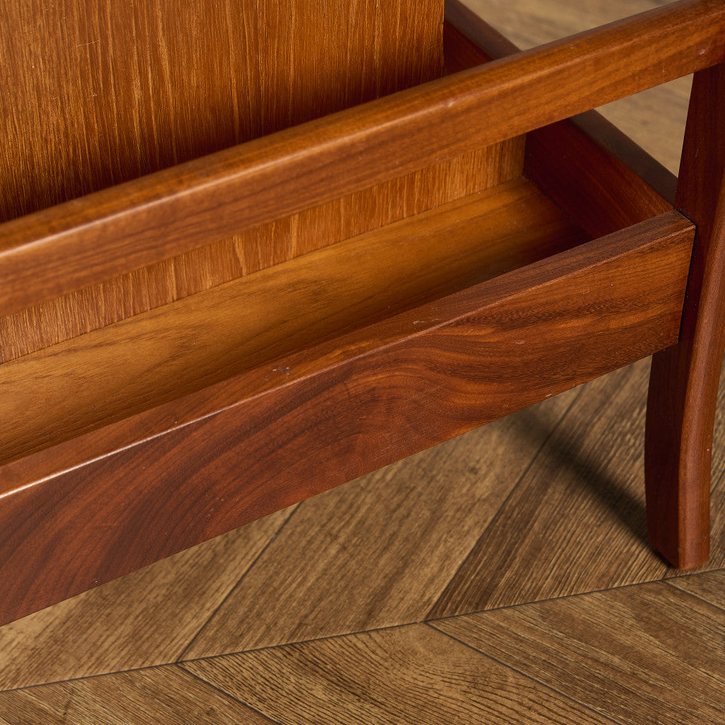 英国 ヴィンテージ マガジンラック サイドテーブル #91699