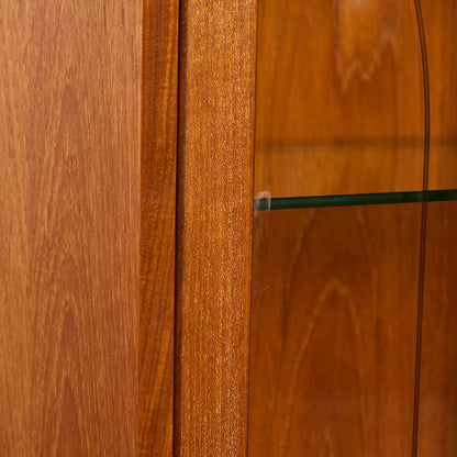 Fresco ガラス ブックケース カスタム アイアン ヘアピンレッグ