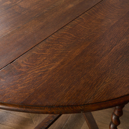 英国 クラシック ドロップリーフ ゲートレッグテーブル #91795