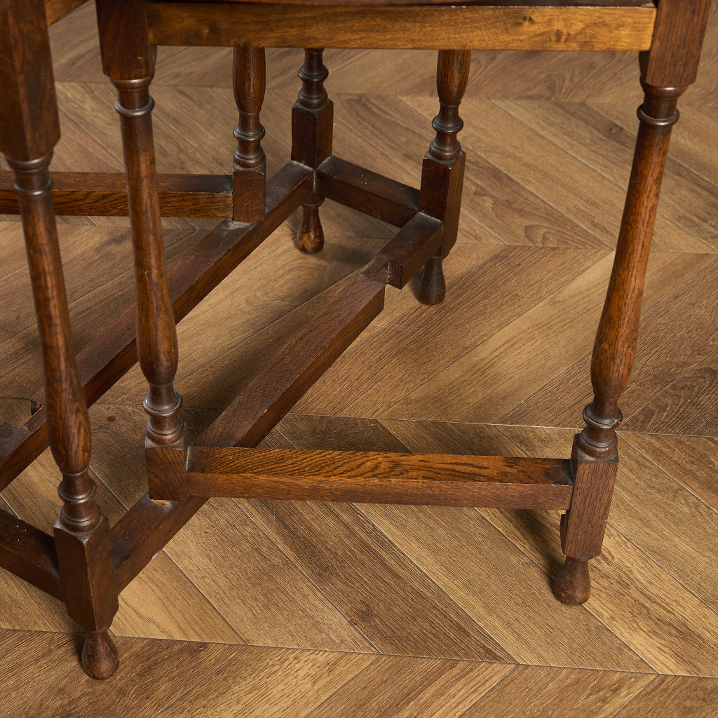 英国 クラシック ドロップリーフ ゲートレッグテーブル