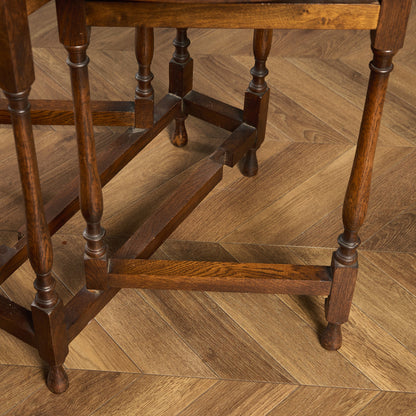 英国 クラシック ドロップリーフ ゲートレッグテーブル