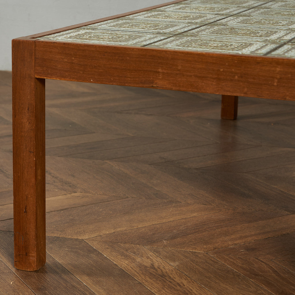 デンマーク製 タイルトップ コーヒーテーブル