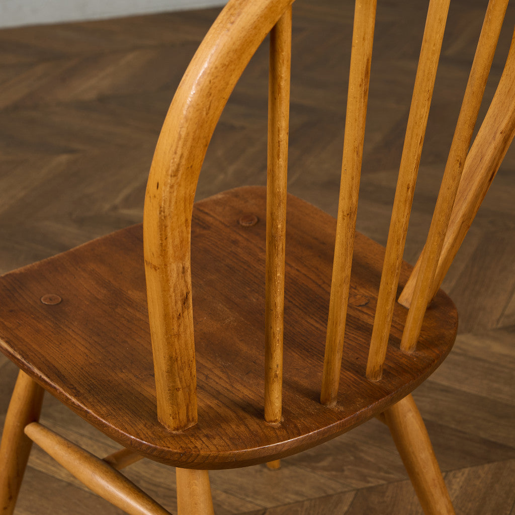 アーコール ERCOL ヴィンテージ 4本 スポーク フープバックチェア ラウンドゴールドラベル #89987