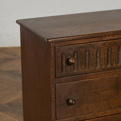 英国 クラシック 3段 サイド チェスト