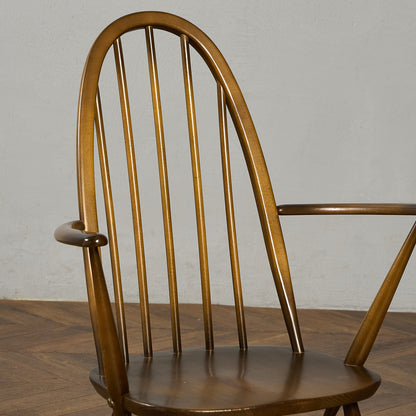 ヴィンテージ クエーカー アームチェア ラウンドゴールドラベル