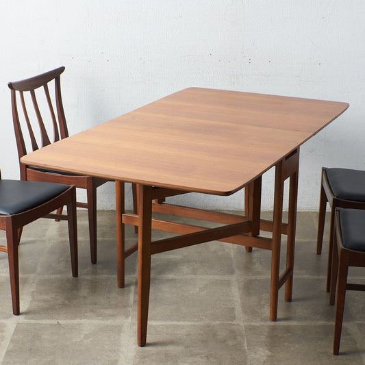 ヴィンテージ ドロップリーフ ゲートレッグテーブル