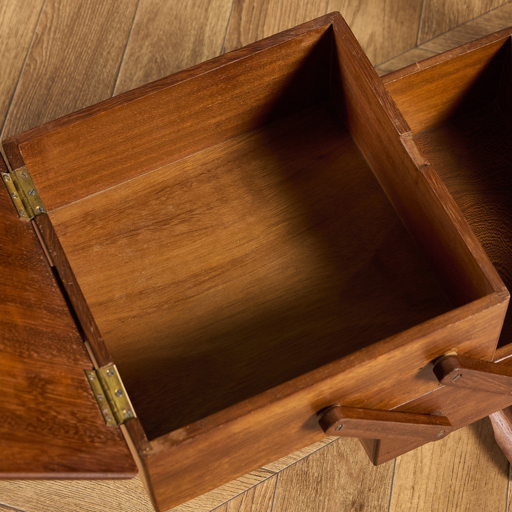 英国 ヴィンテージ ソーイングボックス #95619