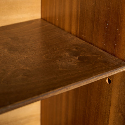 Cumbrae ヴィンテージ ナロー ガラス ブックケース 食器棚