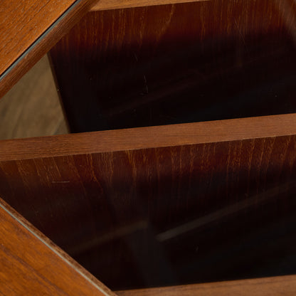 デンマーク ヴィンテージ マガジンラック付き コーヒーテーブル