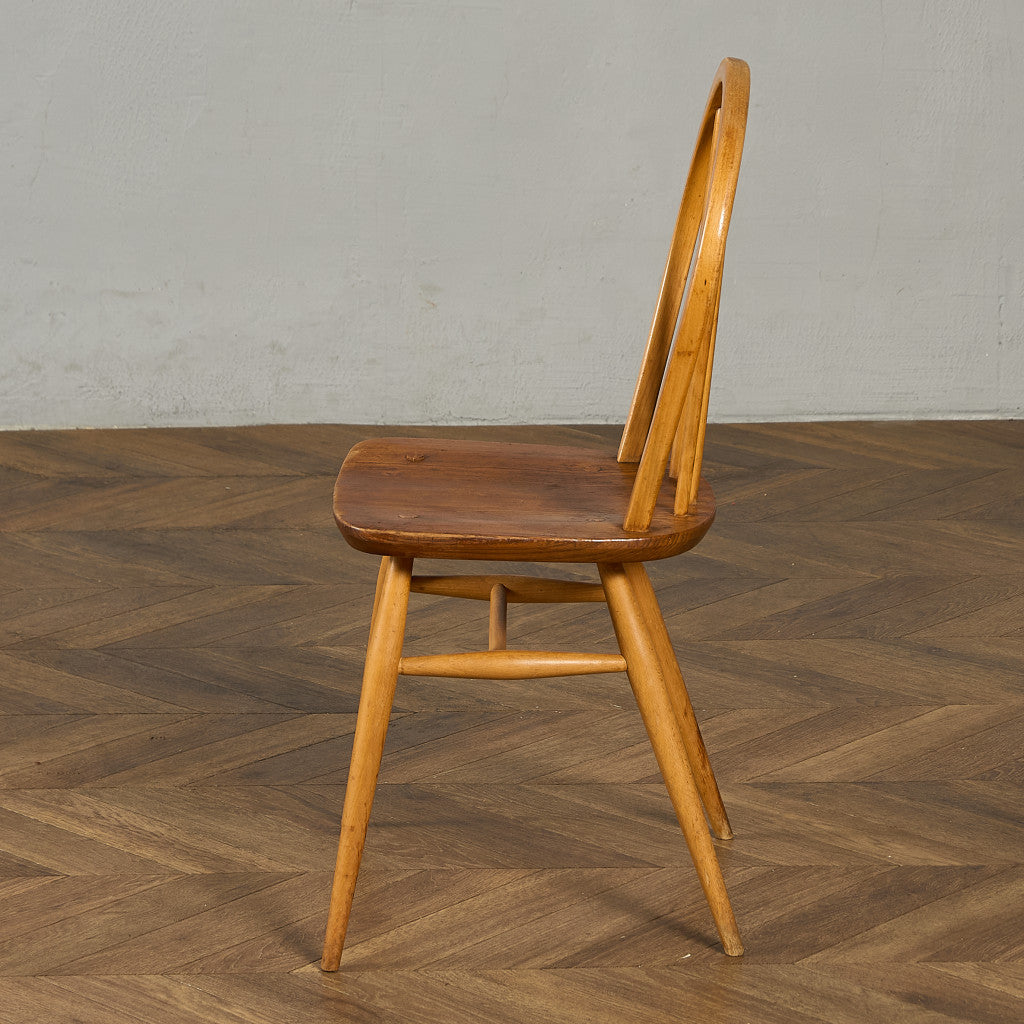 アーコール ERCOL ヴィンテージ 4本 スポーク フープバックチェア ラウンドゴールドラベル #89987