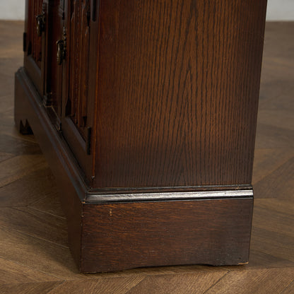 英国 クラシック オーク材 キャビネット