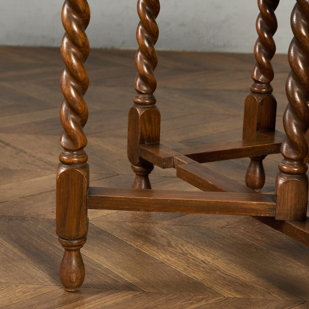 英国 クラシック ドロップリーフ ゲートレッグテーブル