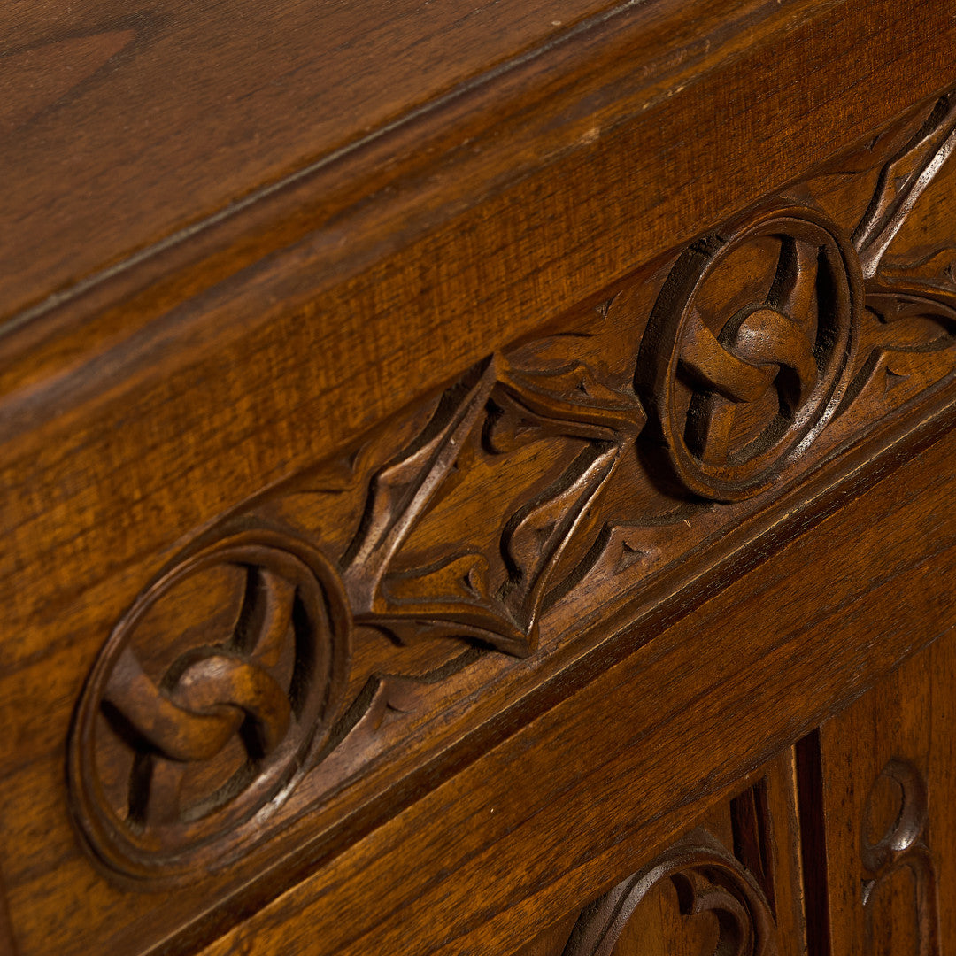 英国 クラシック オーク ブランケットボックス