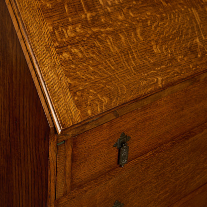 英国 クラシック ビューロー ブックケース デスク