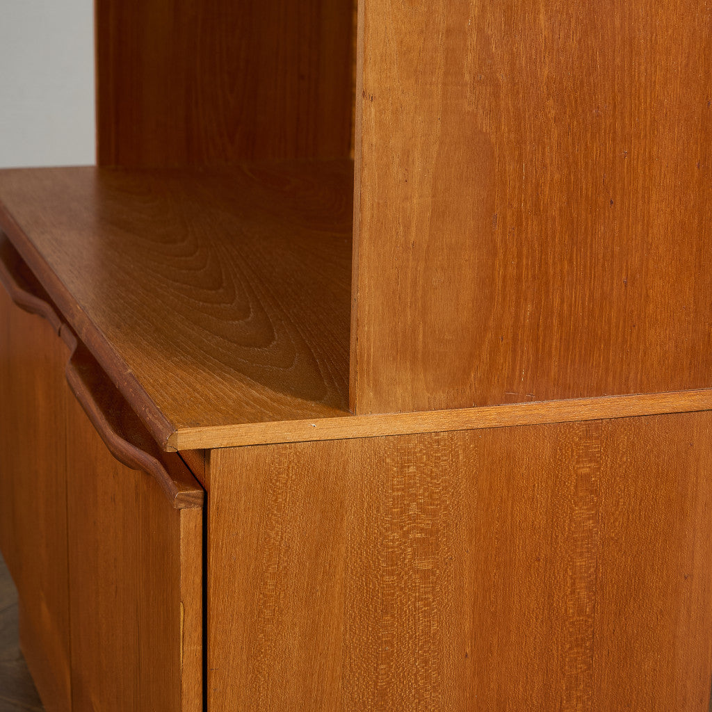 英国 ヴィンテージ ウォールユニット 本棚