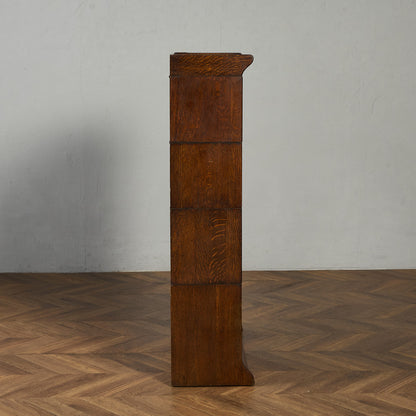 英国 アンティーク スタッキングブックケース 食器棚